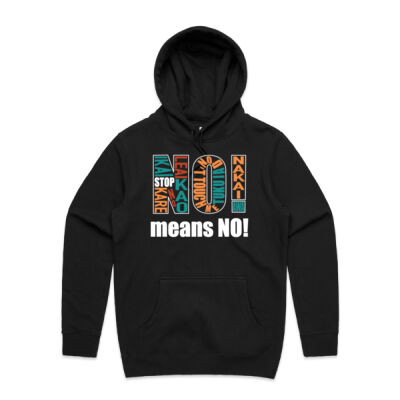 Multilingual No! Means No! - Mens Hoodie Thumbnail