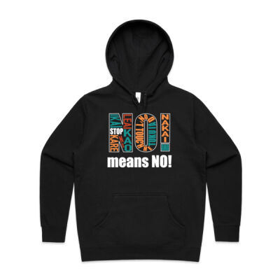 Multilingual No! Means No! - Womens Hoodie Thumbnail