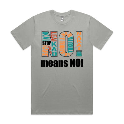 Multilingual No! Means No! - Mens Tee Thumbnail