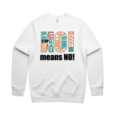 Multilingual No! Means No! - Mens Crew Thumbnail