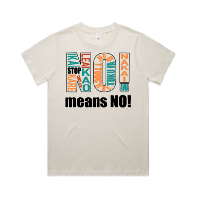 Multilingual No! Means No! - Womens Tee Thumbnail