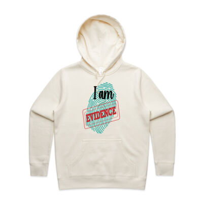 I am evidence - AS Colour Womens Stencil Hood Thumbnail