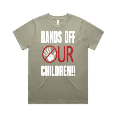 Hands off our children! - Womens Tee Thumbnail