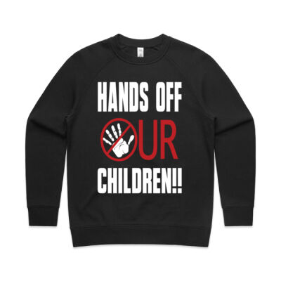 Hands off our children! - Womens Crew Thumbnail